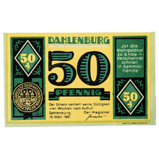 Banknote, Germany, Dahlenburg, 50 Pfennig, personnage, 1921, 1921-09-15