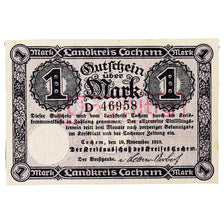 Banknote, Germany, Cochem Landkreis, 1 Mark, paysage 5, 1918, UNC(60-62)