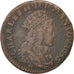 FRANCE, Liard, 1656, Charleville, EF(40-45), Copper, C2G #288, 3.12