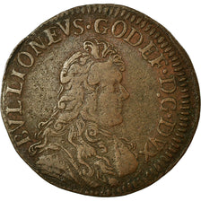 Munten, Frankrijk, Double de Franc-c, 1683, ZF, Koper, C2G:340