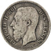 BELGIUM, 50 Centimes, 1886, KM #26, VF(30-35), Silver, 2.42