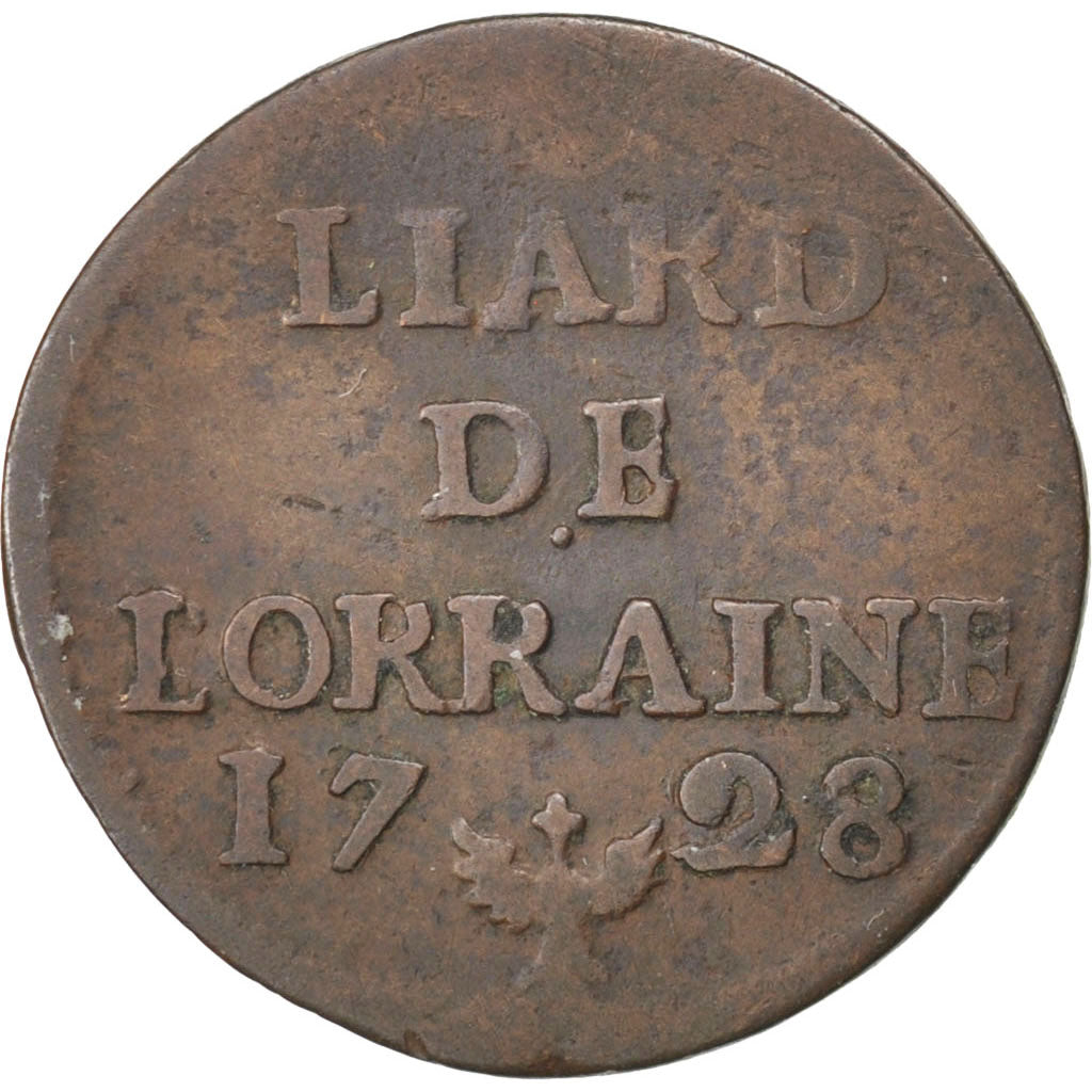 LORRAINE, Duché de Lorraine, Léopold Ier, Liard, 1728