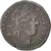 Monnaie, Etats allemands, LORRAINE, Leopold Joseph, Liard, 1728, TTB, Cuivre