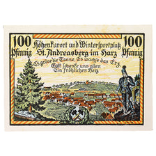 Banknote, Germany, St Andreasberg, 100 Pfennig, paysage 1, 1921, 1921-10-01