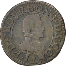 Münze, FRENCH STATES, CHATEAU-RENAUD, 2 Deniers, Tournois, S+, Kupfer, CGKL:674