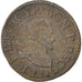 FRENCH STATES, 2 Deniers, Tournois, KM #5, EF(40-45), Copper, CGKL #674, 1.97