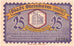 Geldschein, Deutschland, Steinheim Stadt, 25 Pfennig, paysage 1, 1921
