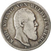 GERMAN STATES, 2 Mark, 1876, Freudenstadt, KM #626, VF(20-25), Silver, 10.82
