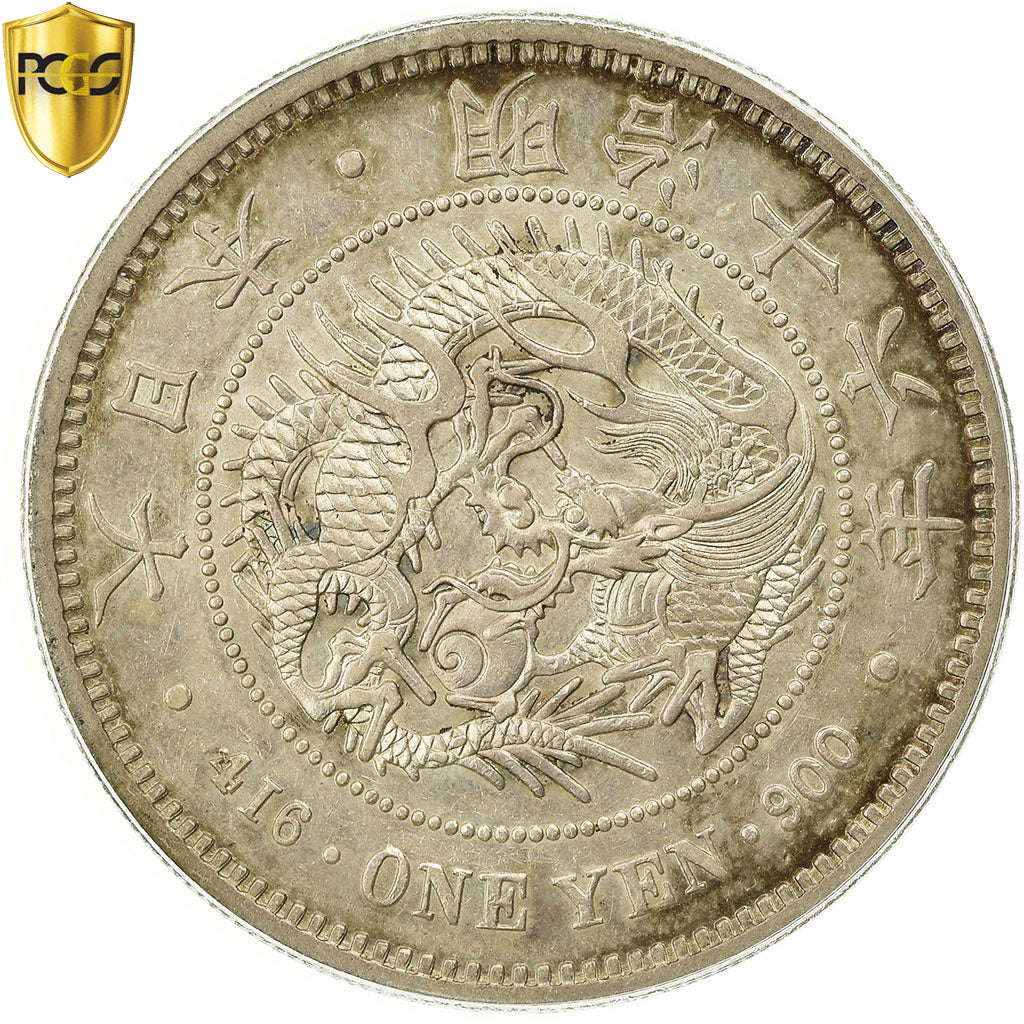 Monnaie, Japon, Mutsuhito, Yen, 1883, Osaka, PCGS, AU53, TTB+, Argent, KM:A25.2