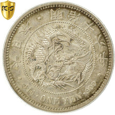 Monnaie, Japon, Mutsuhito, Yen, 1883, Osaka, PCGS, AU53, TTB+, Argent, KM:A25.2