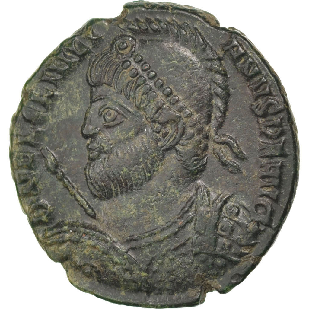Münze, Julian II, Maiorina, 361-363, Thessalonica, SS+, Bronze, RIC:227
