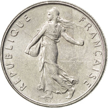 Vème République, 1/2 Franc Semeuse, 1965, KM 931.1 