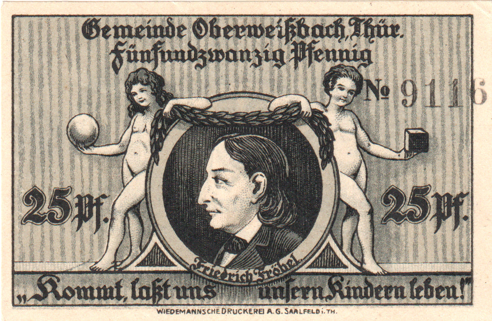 Banknote, Germany, Oberweißbach, Cursdorf Deesbach und Lichtenhain Gemeinden