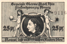 Banknote, Germany, Oberweißbach, Cursdorf Deesbach und Lichtenhain Gemeinden