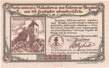 Billet, Allemagne, Nikolai Stadt, 50 Pfennig, Eglise, 1921, 1921-03-20, SUP+