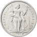 NEW CALEDONIA, Franc, 1985, Paris, KM #10, MS(63), Aluminum, 23, Lecompte #47,..