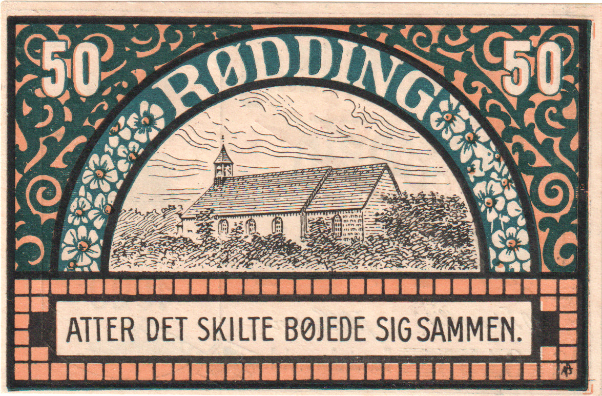 Germany, Rödding, 50 Pfennig, 1920-02-10, UNC(63)