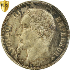 Moneta, Francja, Napoleon III, Napoléon III, Franc, 1859, Paris, PCGS, MS65