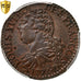 FRANCE, 3 deniers françois, 3 Deniers, Liard, 1792, Lyon, KM #608.1, graded, P..