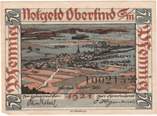 Banknote, Germany, Oberlind Gemeinde, 50 Pfennig, paysage 7, 1921, UNC(63)