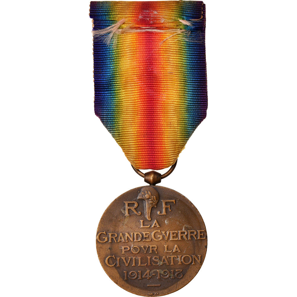 France, La Grande Guerre pour la Civilisation, Medal, 1914-1918, Very Good