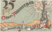 Banknote, Germany, Oberammergau Gemeinde, 25 Pfennig, paysage, 1921, 1921-06-01
