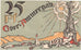 Banknote, Germany, Oberammergau Gemeinde, 25 Pfennig, paysage 3, 1921
