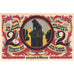 Banknote, Germany, Osnabruck, 2 Mark, monument 1, 1921, UNC(63), Mehl:1032.1