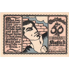 Banknote, Germany, Kahla Stadt, 50 Pfennig, graphique, 1921, 1921-12-31