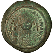 Coin, Justinian I, Follis, Constantinople, EF(40-45), Copper, Sear:163