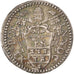 ITALIAN STATES, Grosso, 1676, Roma, KM #385, AU(55-58), Silver, 1.61