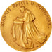 Vaticaan, Medaille, Jean-Paul II, Visite de l'Europe, 1988, Manfrini, UNC-, Gilt