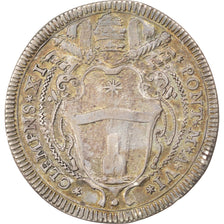 STATI ITALIANI, PAPAL STATES, Clement XI, Giulio, 1706, Roma, BB+, Argento, K...