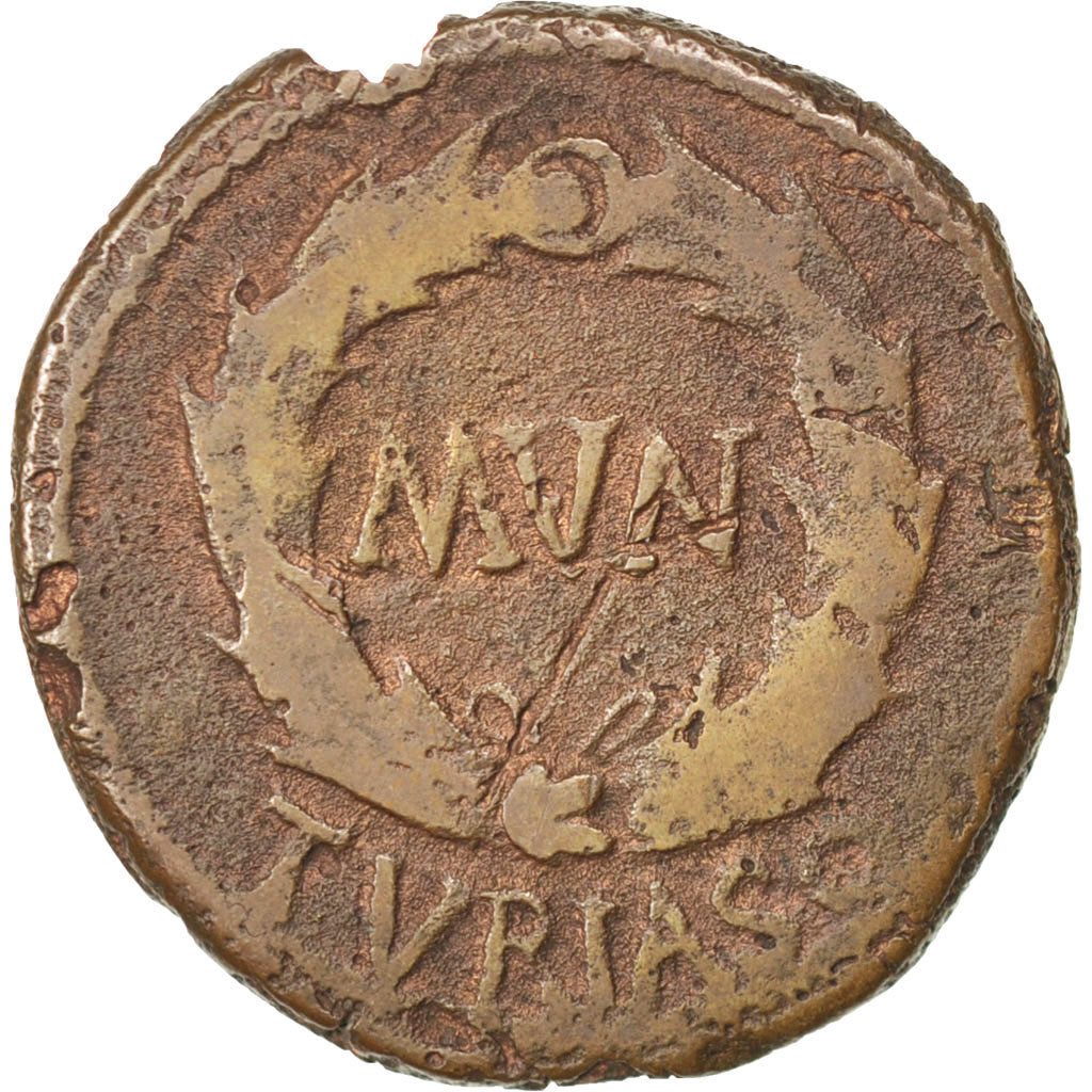 As, Turiaso, VF(20-25), Bronze, 10.90