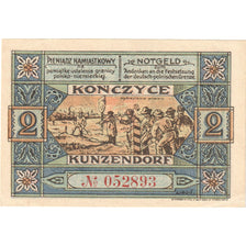 Banknote, Germany, Kunzendorf Gemeinde, 2 Mark, personnage, 1923, 1923-10-01