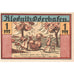 Banconote, Germania, Klodnitz-Oderhafen Gemeinde, 1 Mark, personnage, 1921
