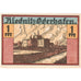 Banconote, Germania, Klodnitz-Oderhafen Gemeinde, 1 Mark, paysage, 1921
