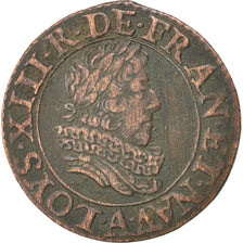 Louis XIII, Double Tournois, 1628 A, Paris, CGKL 394