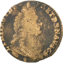 Coin, France, Liard, 1699, Nantes, VF(20-25), Copper, C2G:206