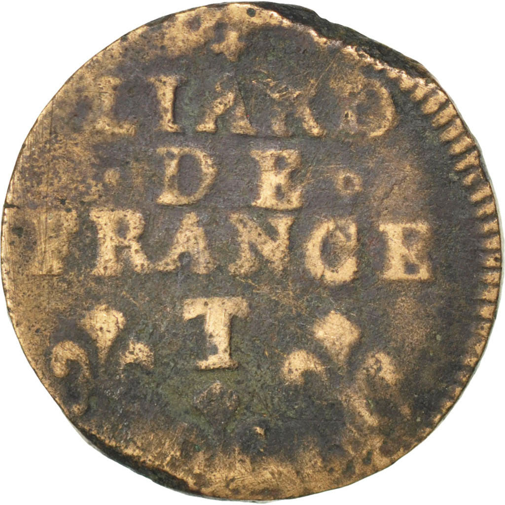 Coin, France, Liard, 1699, Nantes, VF(20-25), Copper, C2G:206