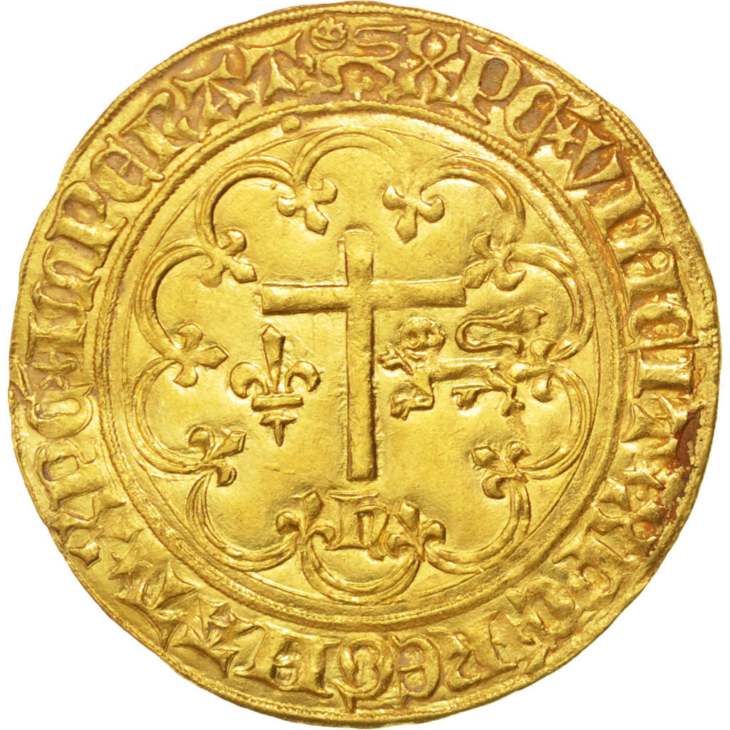 FRANCE, Salut d'or, Rouen, AU(55-58), Gold, Duplessy #443A, 999.99