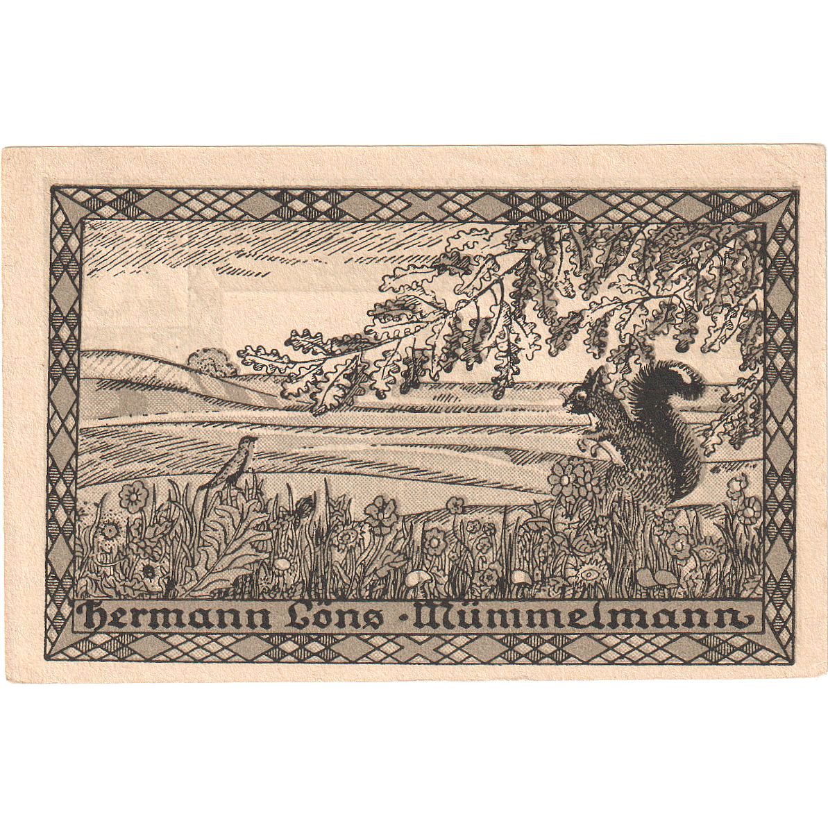 Banknote, Germany, Hemdingen Gemeinde, 25 Pfennig, Animaux, 1922, 1922-01-31