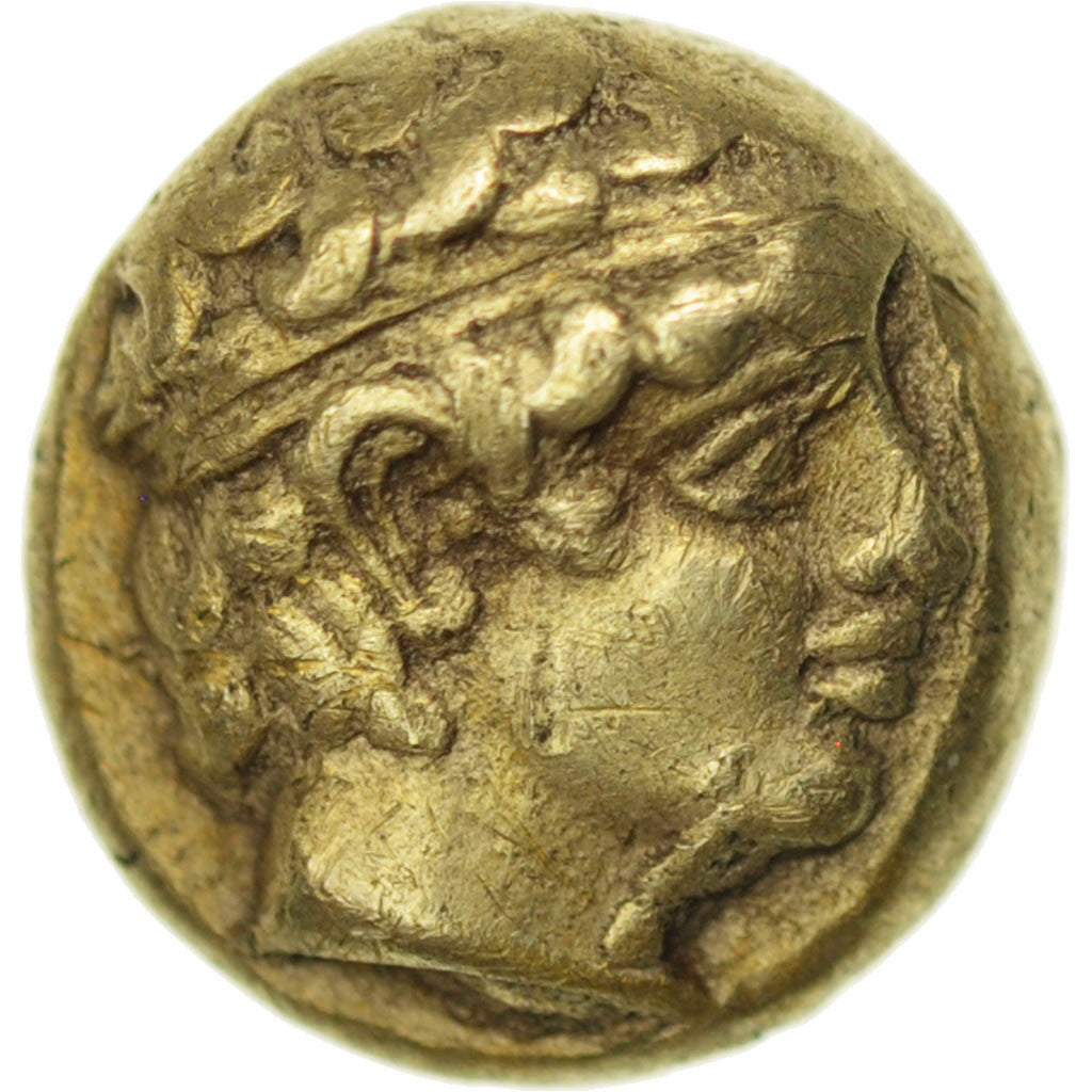 Coin, Lesbos, 480-350 Bf JC, Mytilene, Hekte, Mytilene, AU(50-53), Electrum