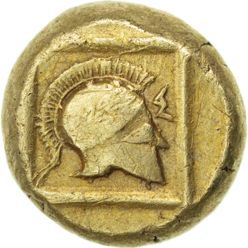 Coin, Lesbos, 480-350 Bf JC, Mytilene, Hekte, Mytilene, AU(50-53), Electrum