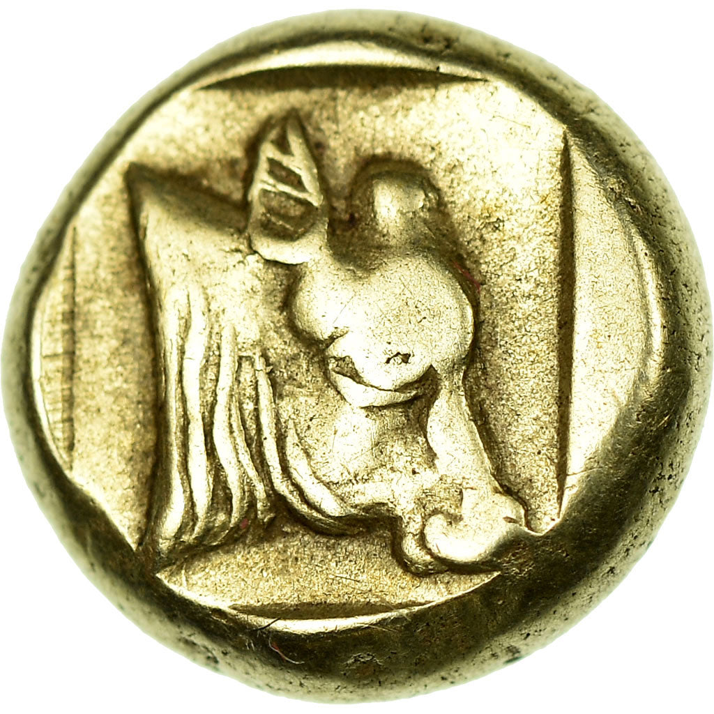 Coin, Lesbos, 480-350 Bf JC, Mytilene, Hekte, Mytilene, AU(50-53), Electrum