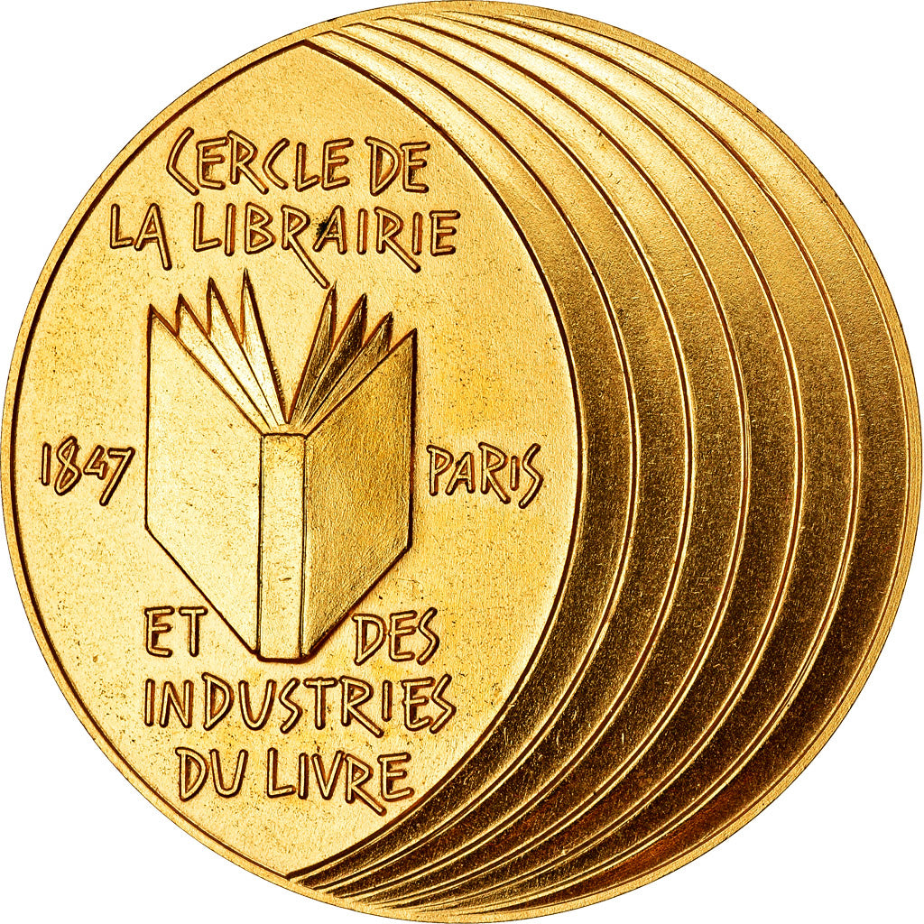 France, Medal, Cercle de la Librairie et des Industries du Livre, Paris, 1982