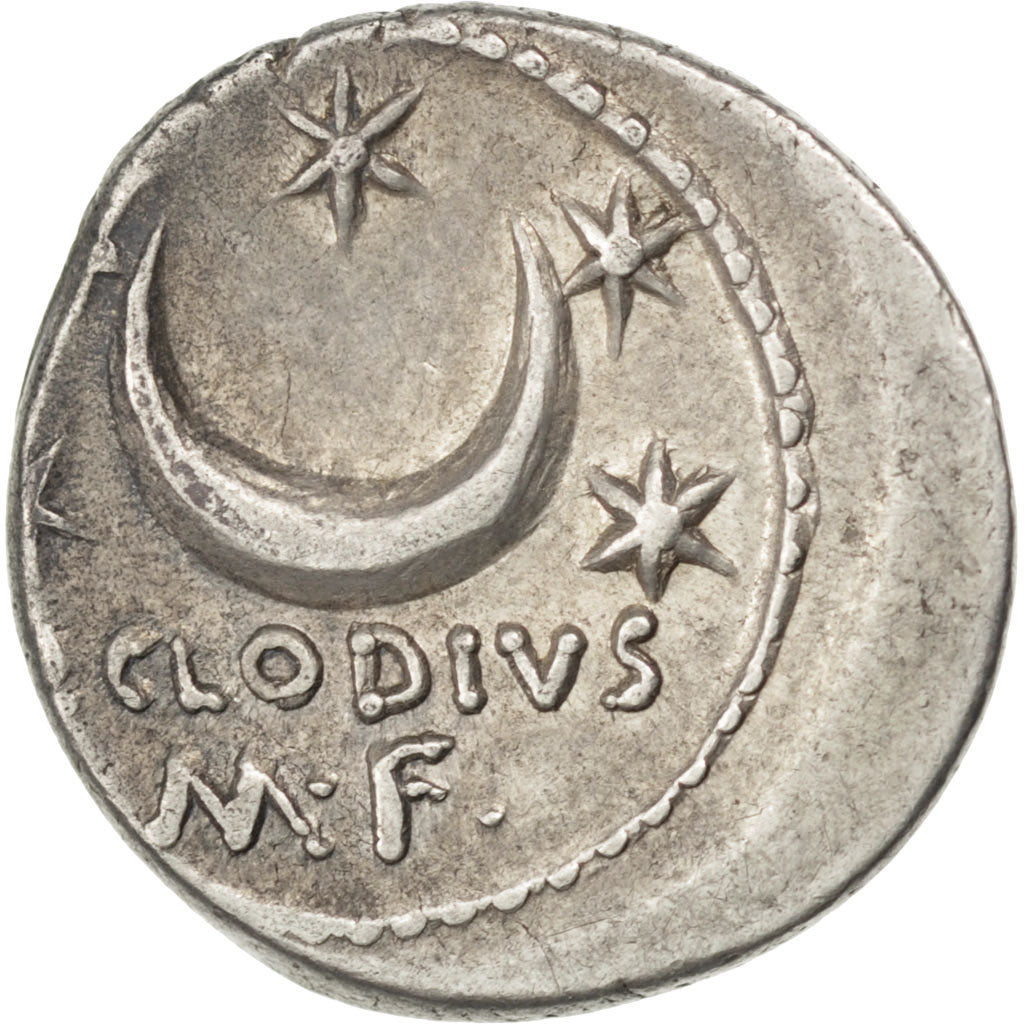 Claudia, Denarius, Roma, AU(55-58), Silver, Babelon #17, 3.89