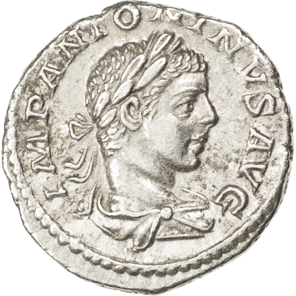 Elagabalus, Denarius, Roma, AU(50-53), Silver, RIC #16, 3.01