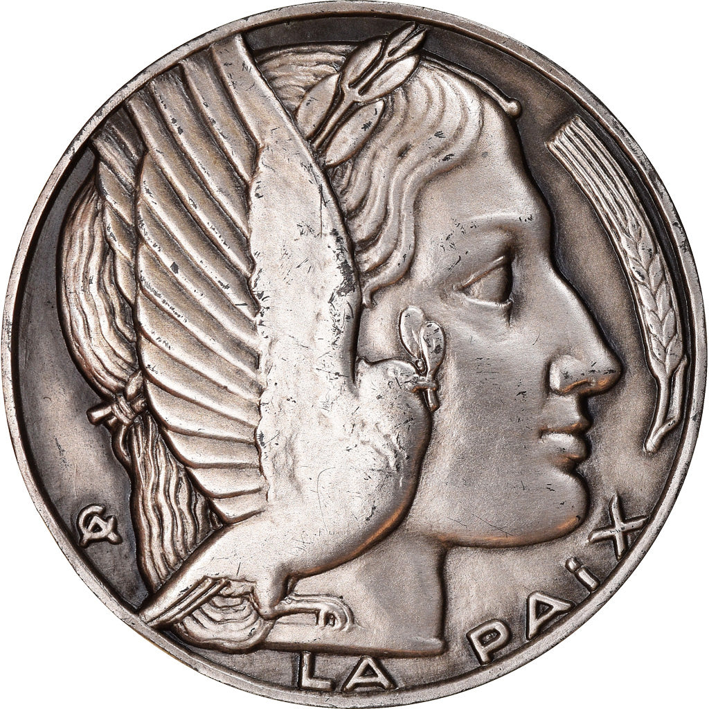 France, Médaille, Marianne, La Paix, Pax, 1960, SUP, Argent