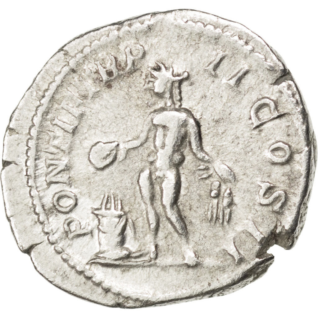 Geta, Denarius, Roma, AU(50-53), Silver, RIC #70b, 3.45